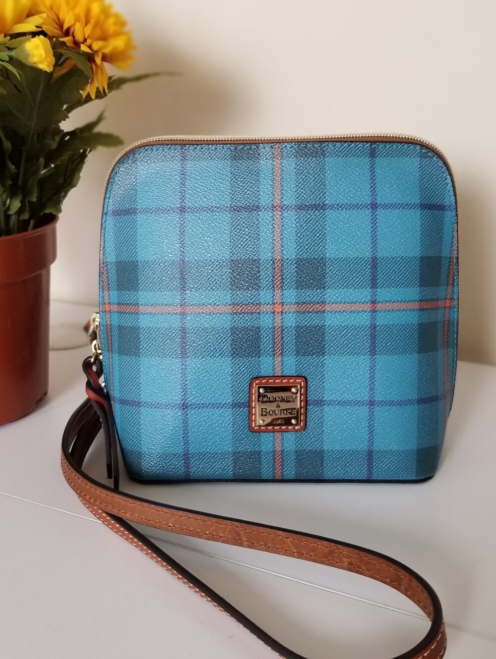 Dooney & Bourke Plaid Crossbody Bag